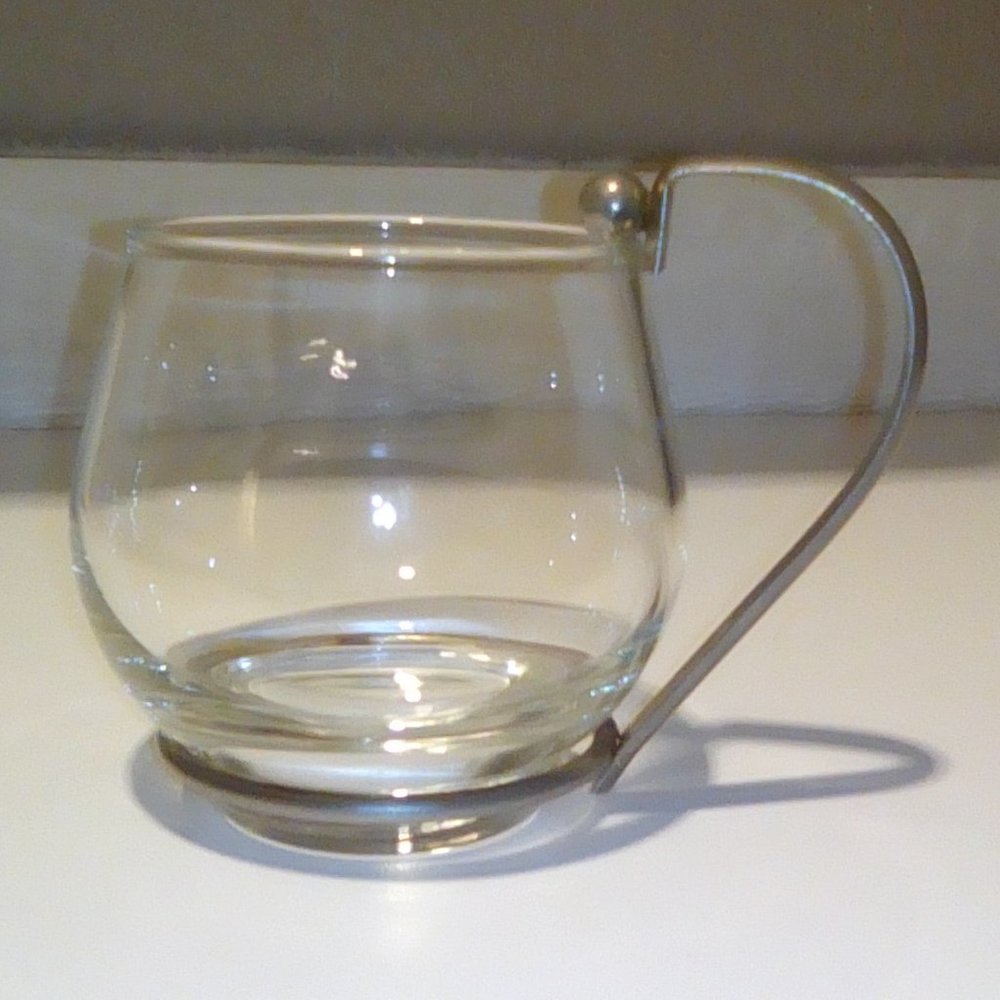 Mid Centry Glass Mug With Removable Handle
